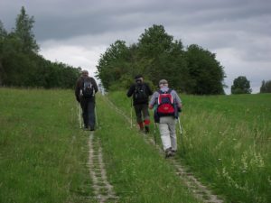 Wanderung auf dem Kolonnenweg