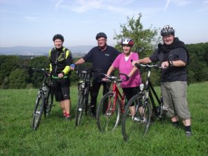 Gruppenfoto Grüngürteltour 2012.